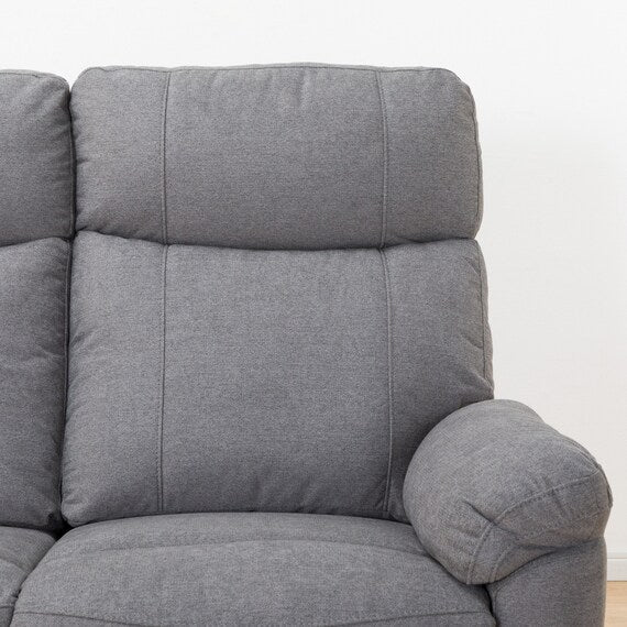 3P ELECTRIC SOFA WITH TABLE GRAZE FABRIC