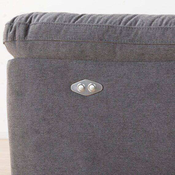 3P ELECTRIC SOFA WITH TABLE GRAZE FABRIC