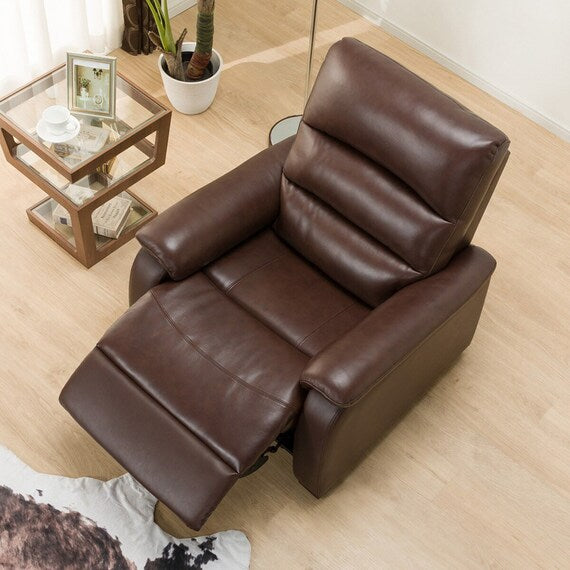 1 SEAT RECLINER SOFA N-BELIEVA BR TK-LEATHER