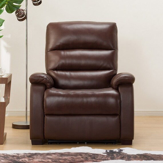 1 SEAT RECLINER SOFA N-BELIEVA BR TK-LEATHER