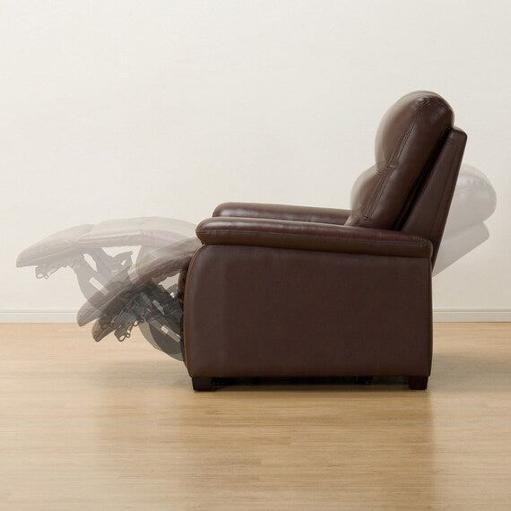 1 SEAT RECLINER SOFA N-BELIEVA BR TK-LEATHER