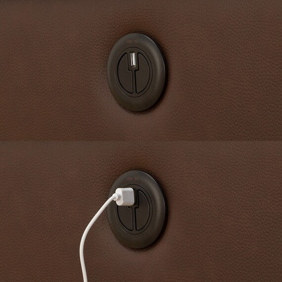 1 SEAT RECLINER SOFA N-BELIEVA BR TK-LEATHER