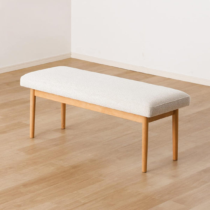 Olson 108 Dining Bench (Natural / Ivory)