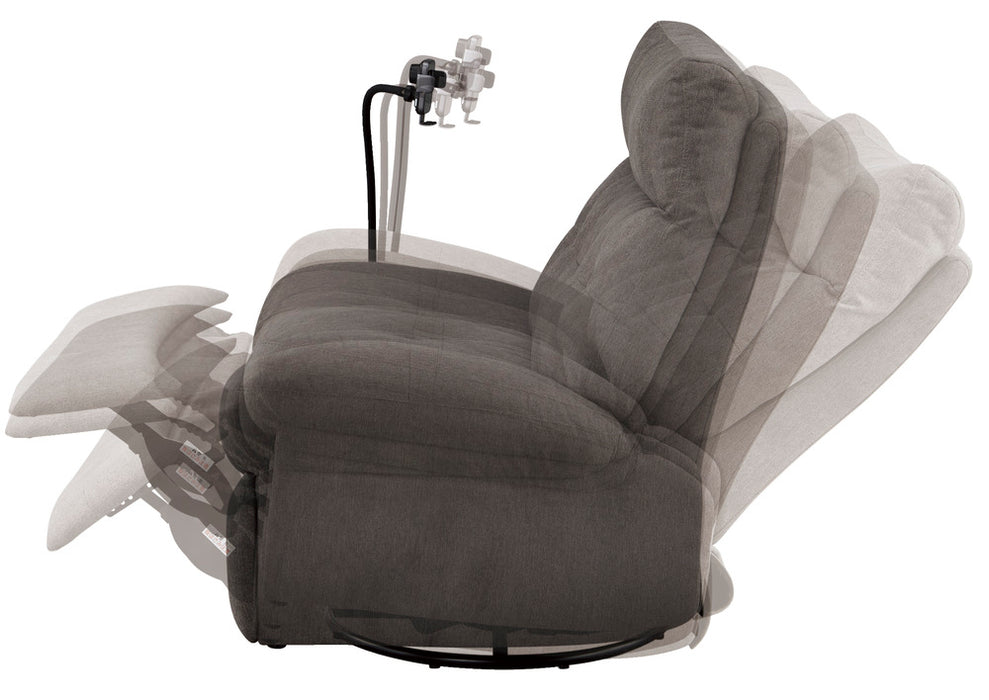 ROCKING ELECTRIC RECLINING CHAIR EL02 DGY WO ADP