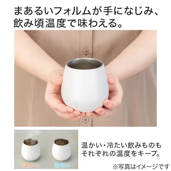 ROUND STAINLESS TUMBLER 250ML BE