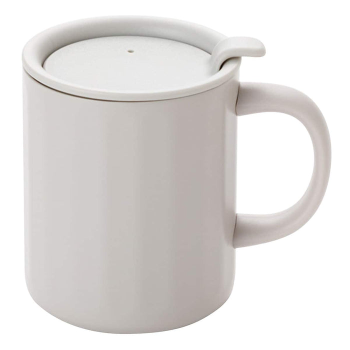 Ceramic Coated Vacuum Insulated Stainless Steel Mug 370ml (Light Mocha)
