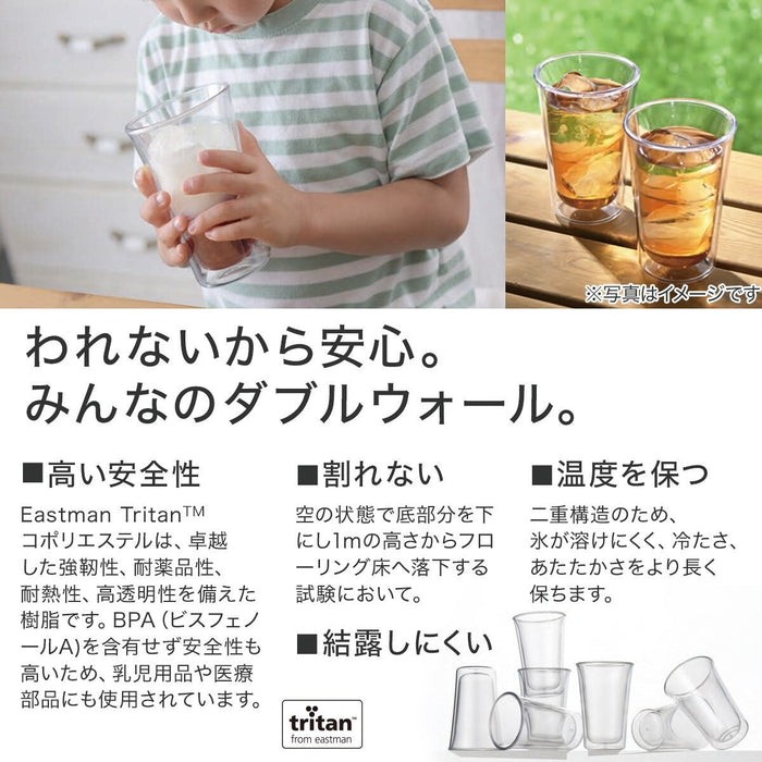 DOUBLE WALL GLASS SLIM 300ML