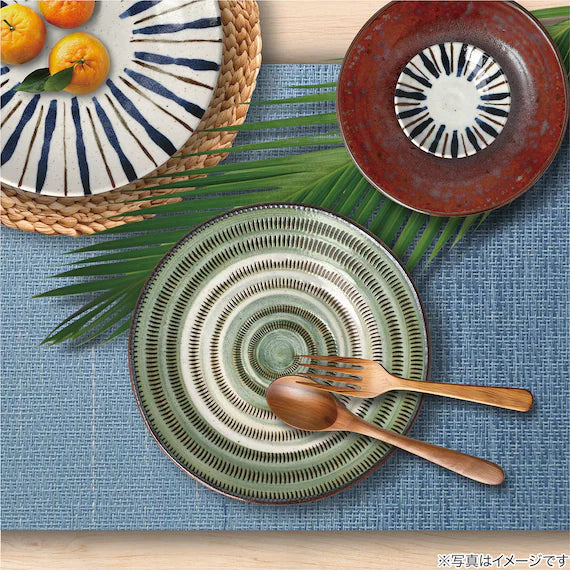 ULTRA LIGHTWEIGHT 23CM ROUND PLATE KARU:ECLE NISHOKUTOKUSA