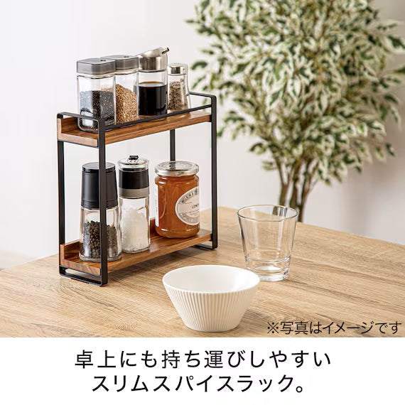 FOLDABLE ACACIA TABLE SPICES RACK SY02