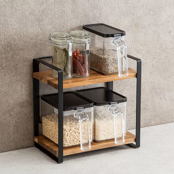 FOLDABLE ACACIA SEASONING RACK SY02