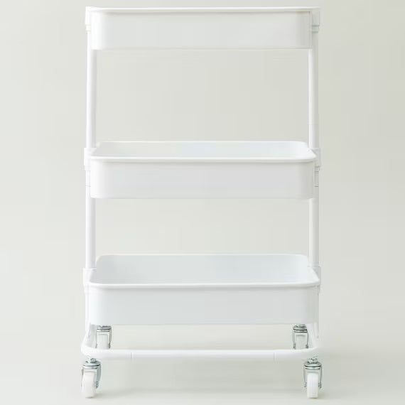 STEEL WAGON TROLLEY4 S WH