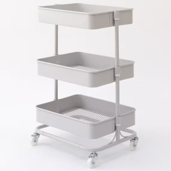 STEEL WAGON TROLLEY4 S GY