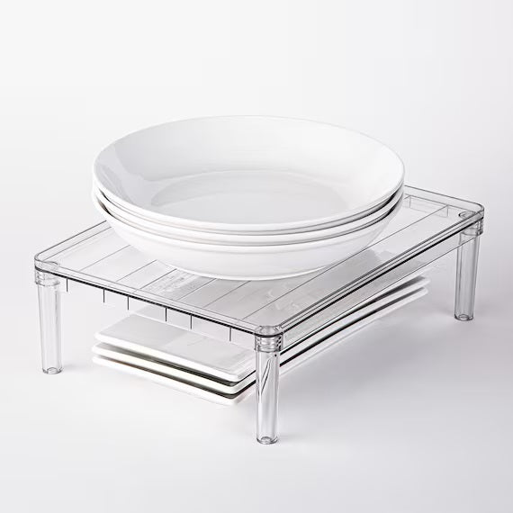 STACKABLE DISH RACK CL N-BLANC