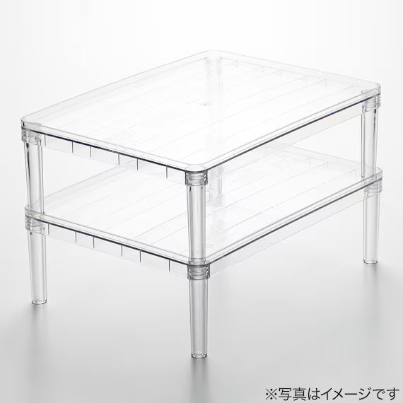 STACKABLE DISH RACK CL N-BLANC