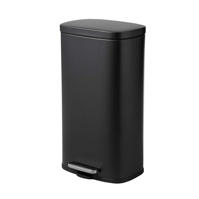 Rectangle Soft-Close Trash Can 30L H8 (Black)
