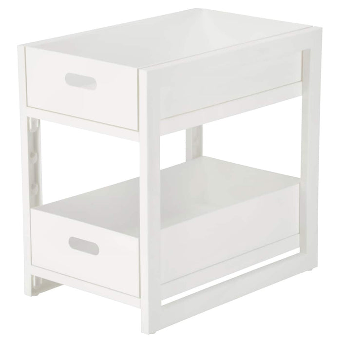 2-Tier Pull-Out Under-Sink Organiser (White)
