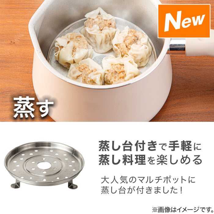 IH POT WITH STEAMER 1.9L BK