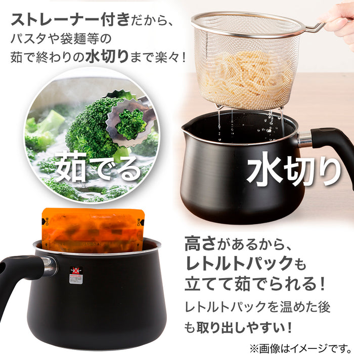 IH POT WITH STEAMER 1.9L BK