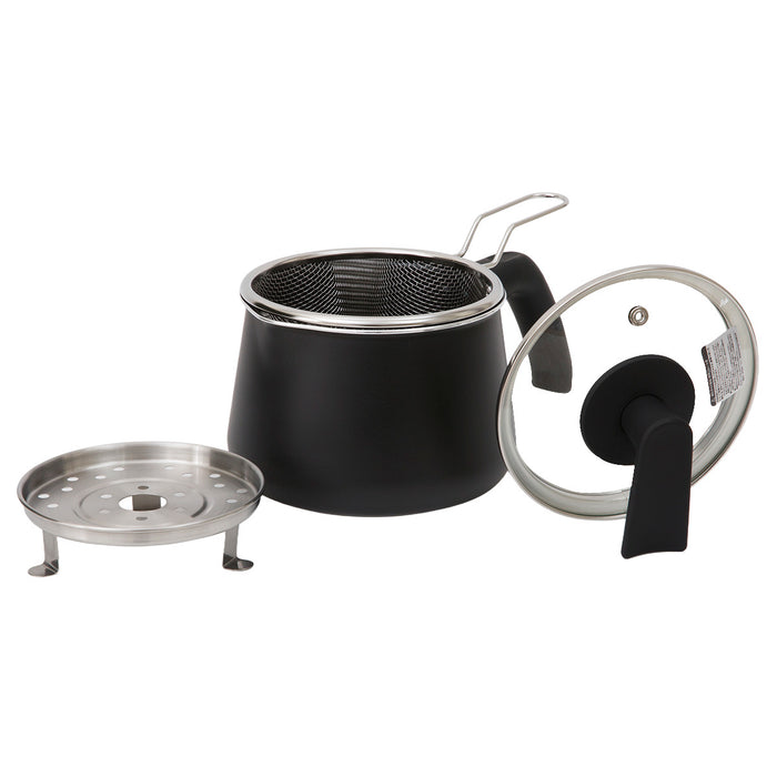 IH POT WITH STEAMER 1.9L BK