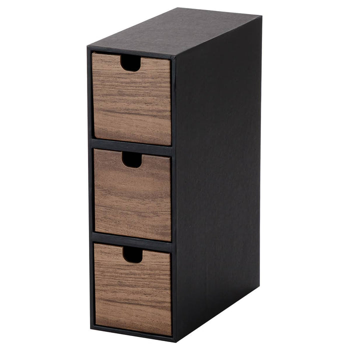 2-Way 3-Tier Drawers NN01 (Middle Brown)