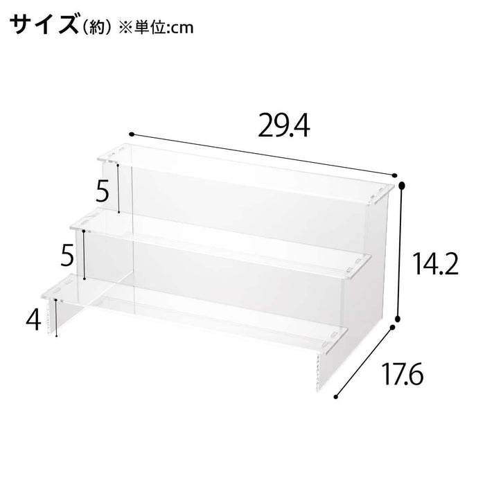 Acrylic Display Staircase Riser