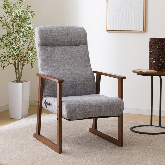 Japanese Floor Chair JC-E04 (Grey / Brown)