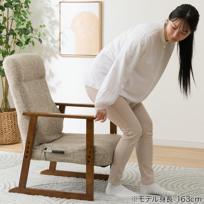 Japanese Floor Chair JC-E04 (Dark Brown)