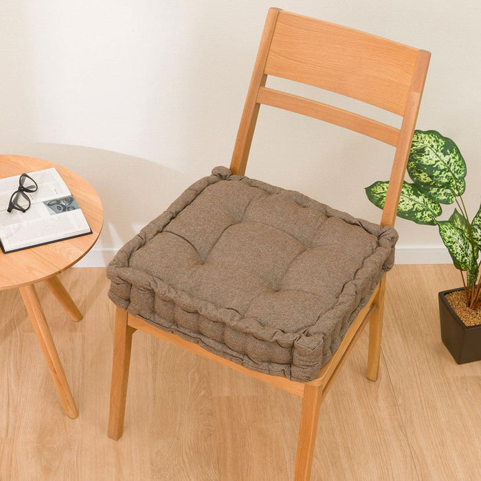 Home HO001 Seat Cushion with Gusset 45 x 45cm (Deep Brown)