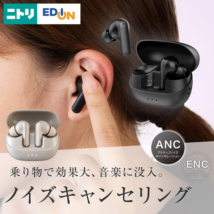 Wireless Earbuds BTE-ANC01 (Black)