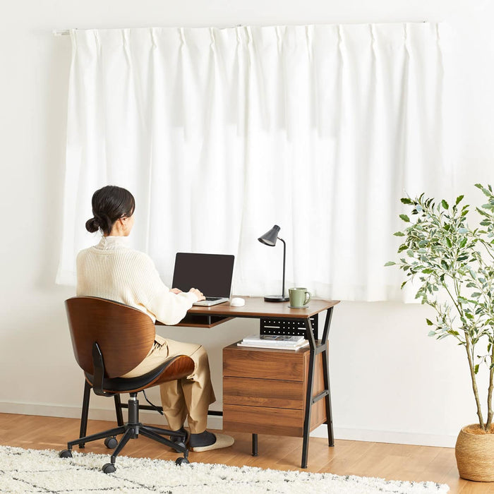 RL079 Lace Curtains 150 x 198 cm (Ivory, 2 Panels)