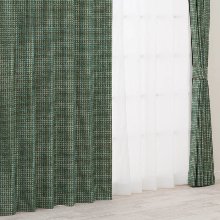 RD132 Blackout Curtain (Green) W100 x H200 cm, 2 Panels