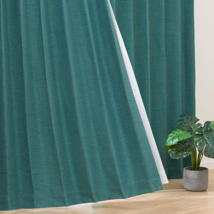 RD140 Thermal Blackout Curtain (Middle Green) W150 x H200 cm, 2 Panels