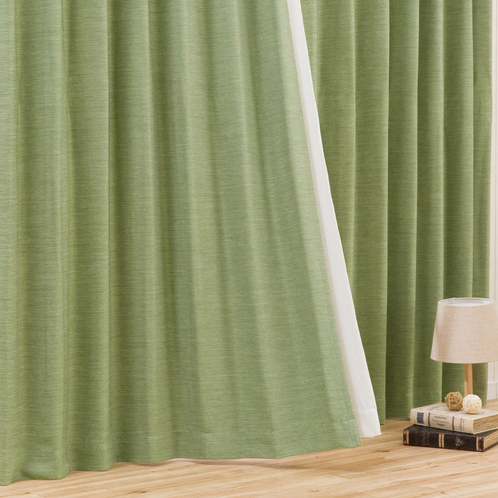 RD140 Thermal Blackout Curtain (Middle Yellow Green) W150 x H200 cm, 2 Panels