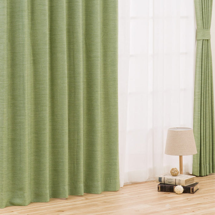 RD140 Thermal Blackout Curtain (Middle Yellow Green) W150 x H200 cm, 2 Panels