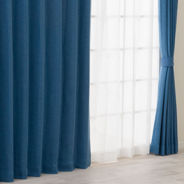 RD140 Thermal Blackout Curtain (Middle Blue) W150 x H200 cm, 2 Panels