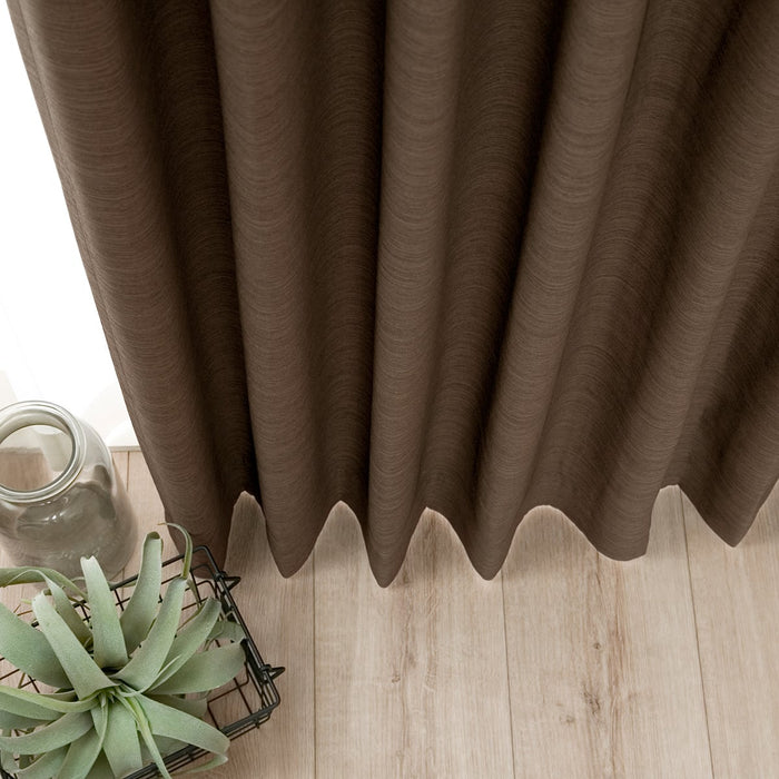 RD140 Thermal Blackout Curtain (Deep Brown) W150 x H200 cm, 2 Panels