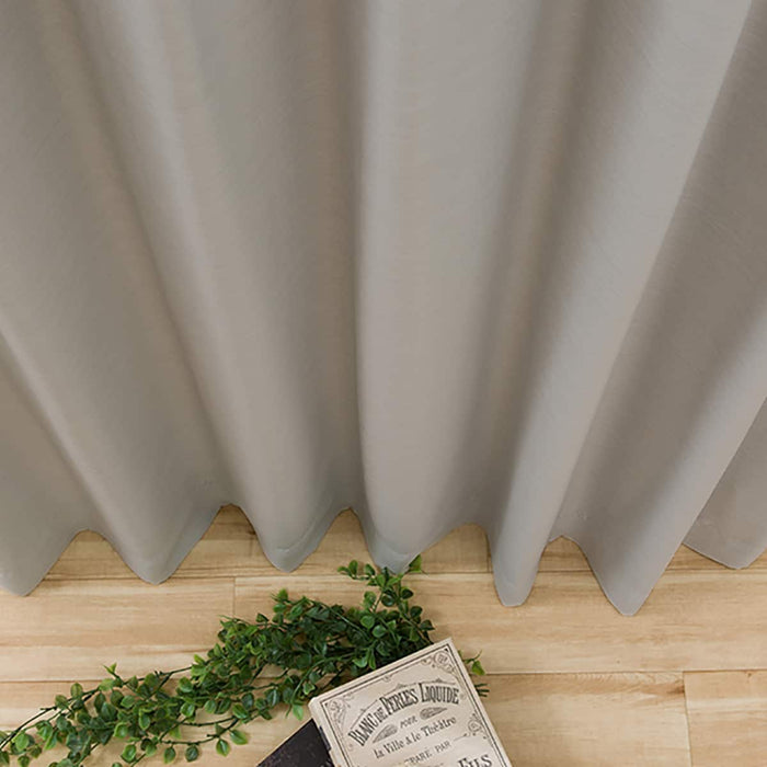 RD140 Thermal Blackout Curtain (Light Grey) W150 x H200 cm, 2 Panels