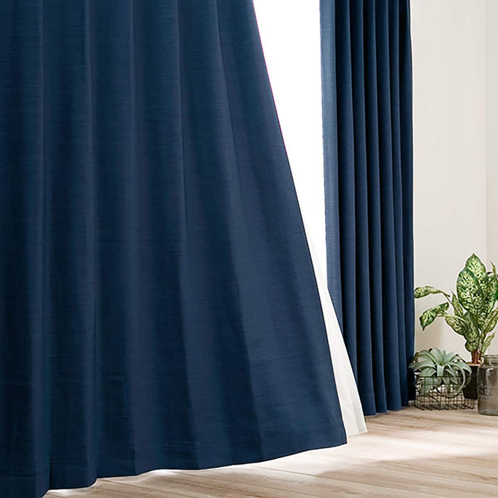 RD140 Thermal Blackout Curtain (Navy) W150 x H200 cm, 2 Panels