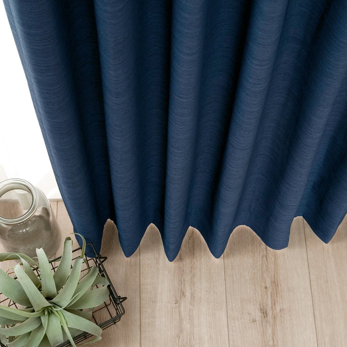 RD140 Thermal Blackout Curtain (Navy) W150 x H200 cm, 2 Panels