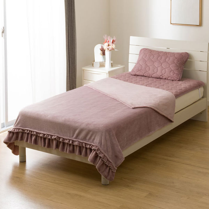 BLANKET SMOOTH TOUCH FRILL A2416 RO S
