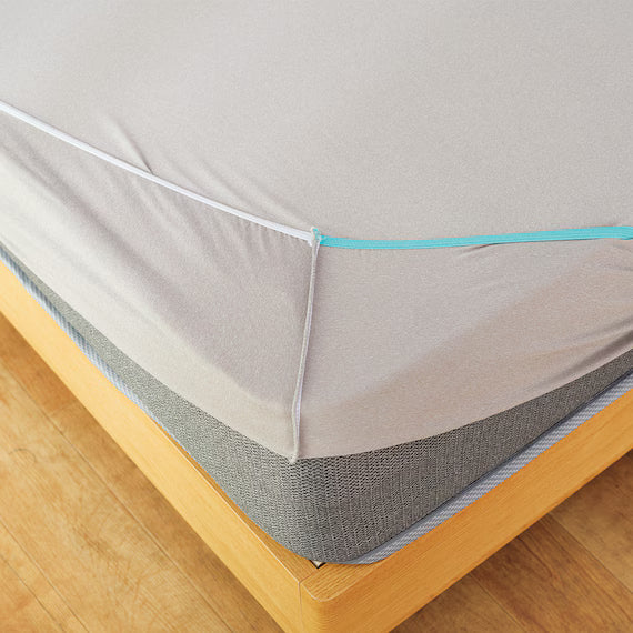 STRETCH FITTEDSHEET38 NFIT FT03 PLAIN2 GY SS-S