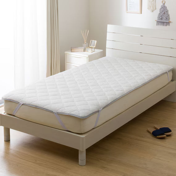 REVERSIBLE PADDED SHEET TOPPER N COOL SP S2509 FLOWER GY Q