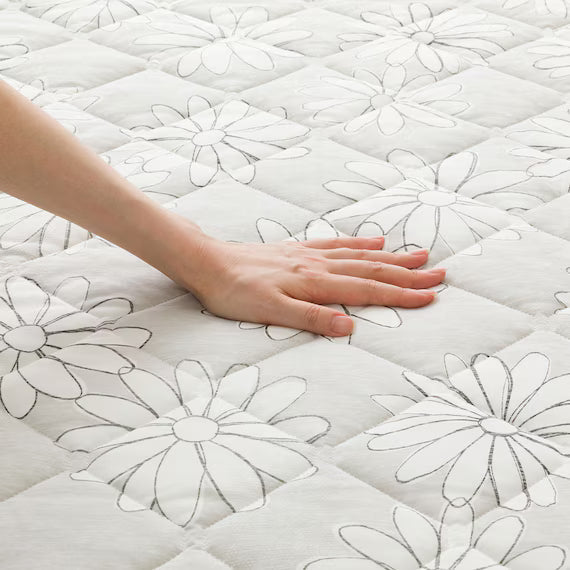 REVERSIBLE PADDED SHEET TOPPER N COOL SP S2509 FLOWER GY Q