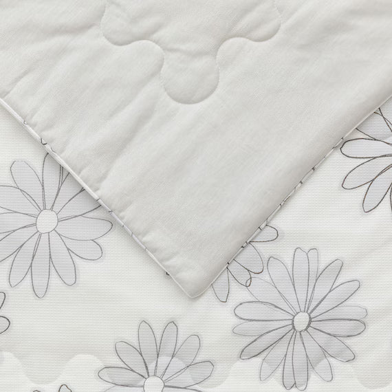 REVERSIBLE COMFORTER N COOL SP S2509 FLOWER GY Q