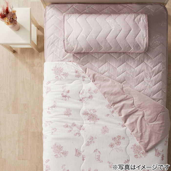 REVERSIBLE PADDED SHEET TOPPER N COOL WSP S2511 FLOWER RO Q