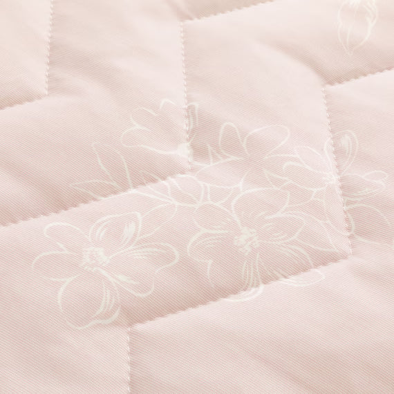 REVERSIBLE PADDED SHEET TOPPER N COOL WSP S2511 FLOWER RO K