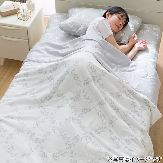 REVERSIBLE PADDED SHEET TOPPER N COOL WSP S2514 LEAF S