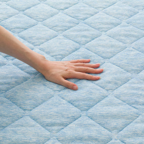 REVERSIBLE PADDED SHEET TOPPER N COOL SP S BL S2502