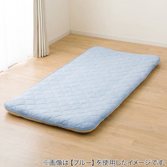 REVERSIBLE PADDED SHEET TOPPER N COOL SP S GY S2502