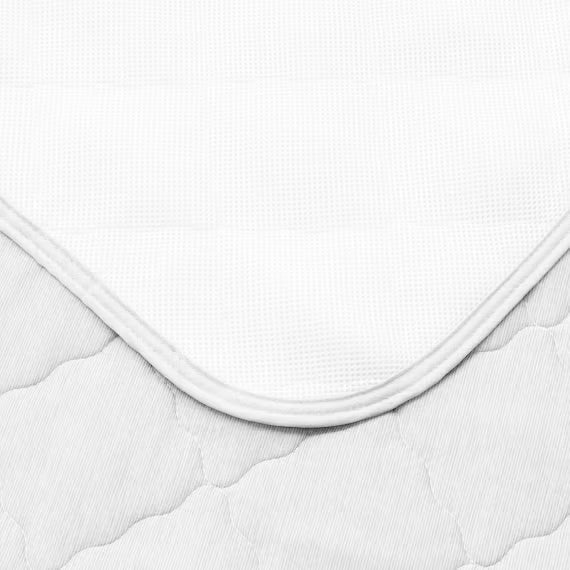 REVERSIBLE PADDED SHEET TOPPER N COOL SP S WH S2502